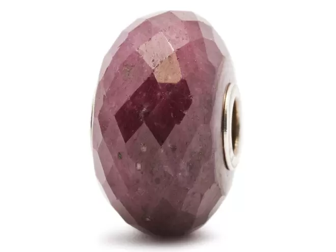 Trollbeads Bead Rubino Dal Cuore Argento