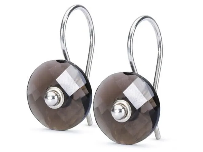 Orecchini Quarzo Fumè