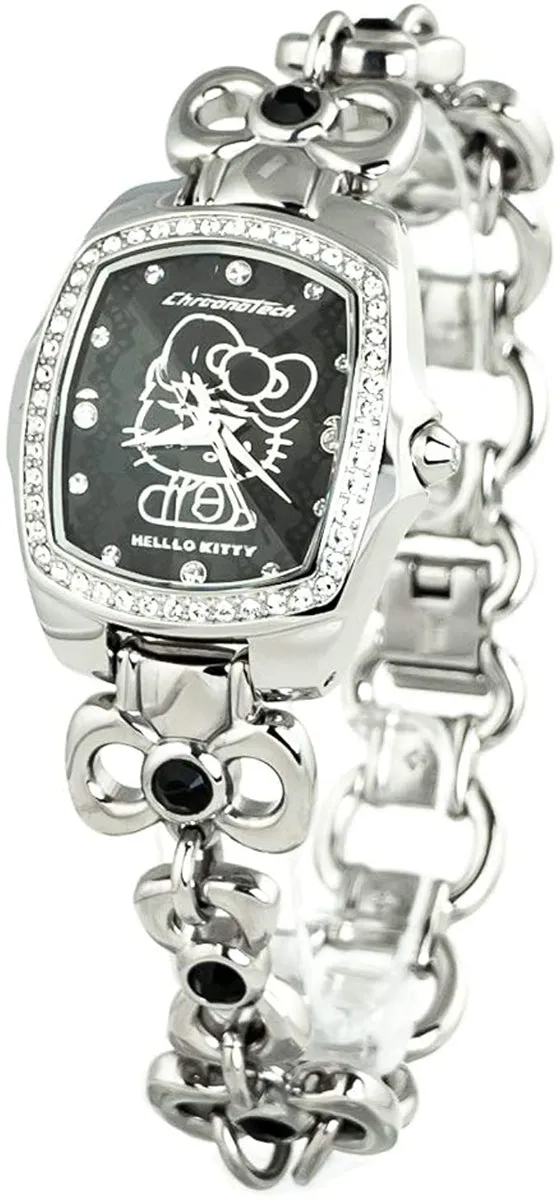 Chronotech for Hello Kitty Orologio solo Tempo Donna in Acciaio Prisma CT.7105LS/19M