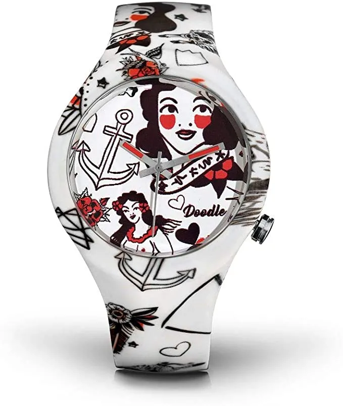 DOODLE WATCH Orologio Unisex Silicone DOTA003 TATTOO MOOD