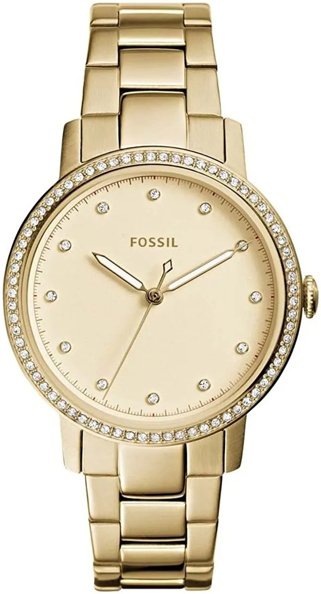 FOSSIL ES4289 Orologio Donna in Acciaio Placcato Oro giallo - Neely