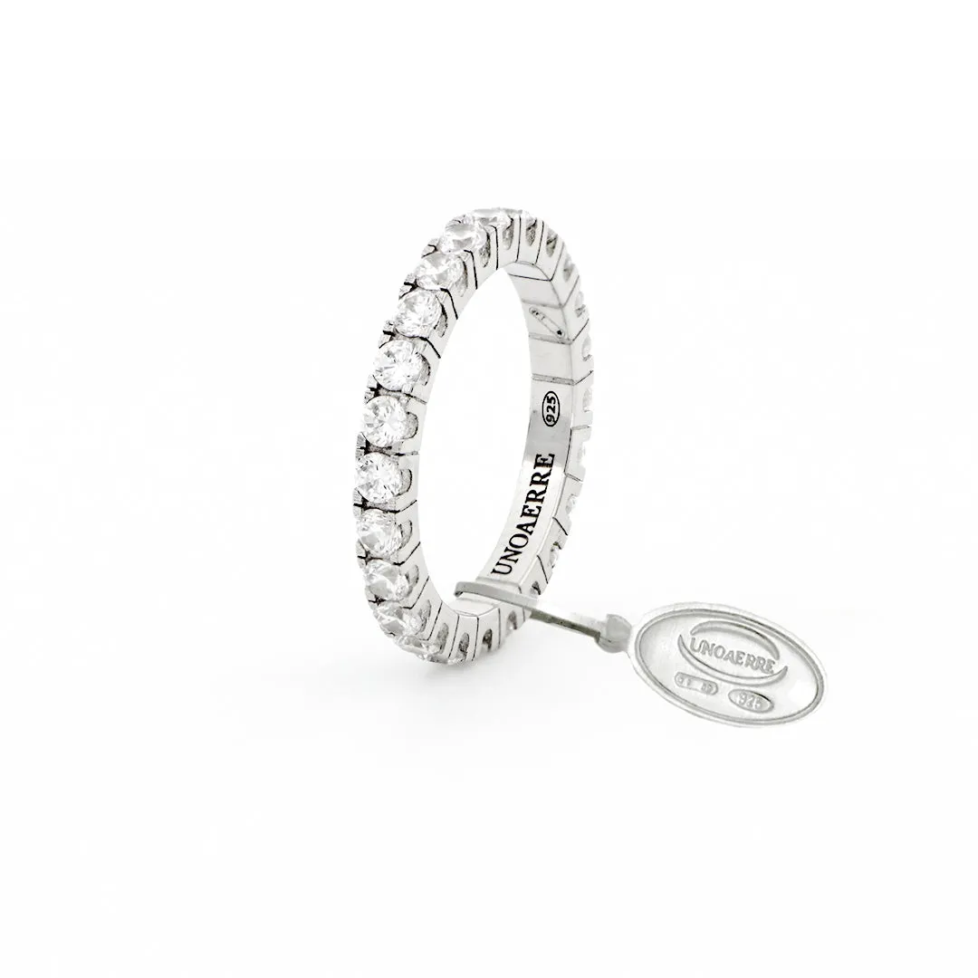 Anello Veretta Maxi in argento UnoAerre