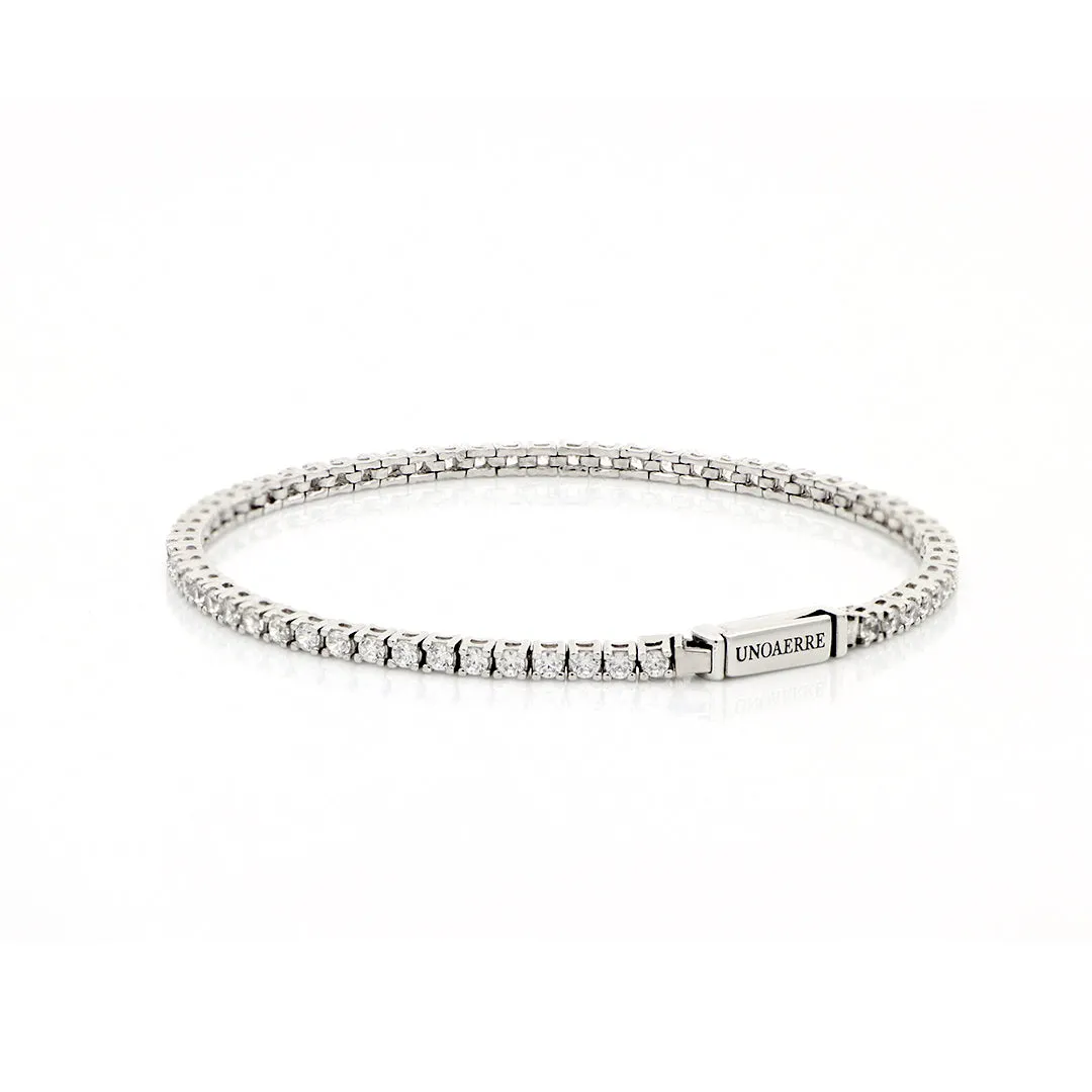 Bracciale Tennis donna in argento 925 UnoAerre