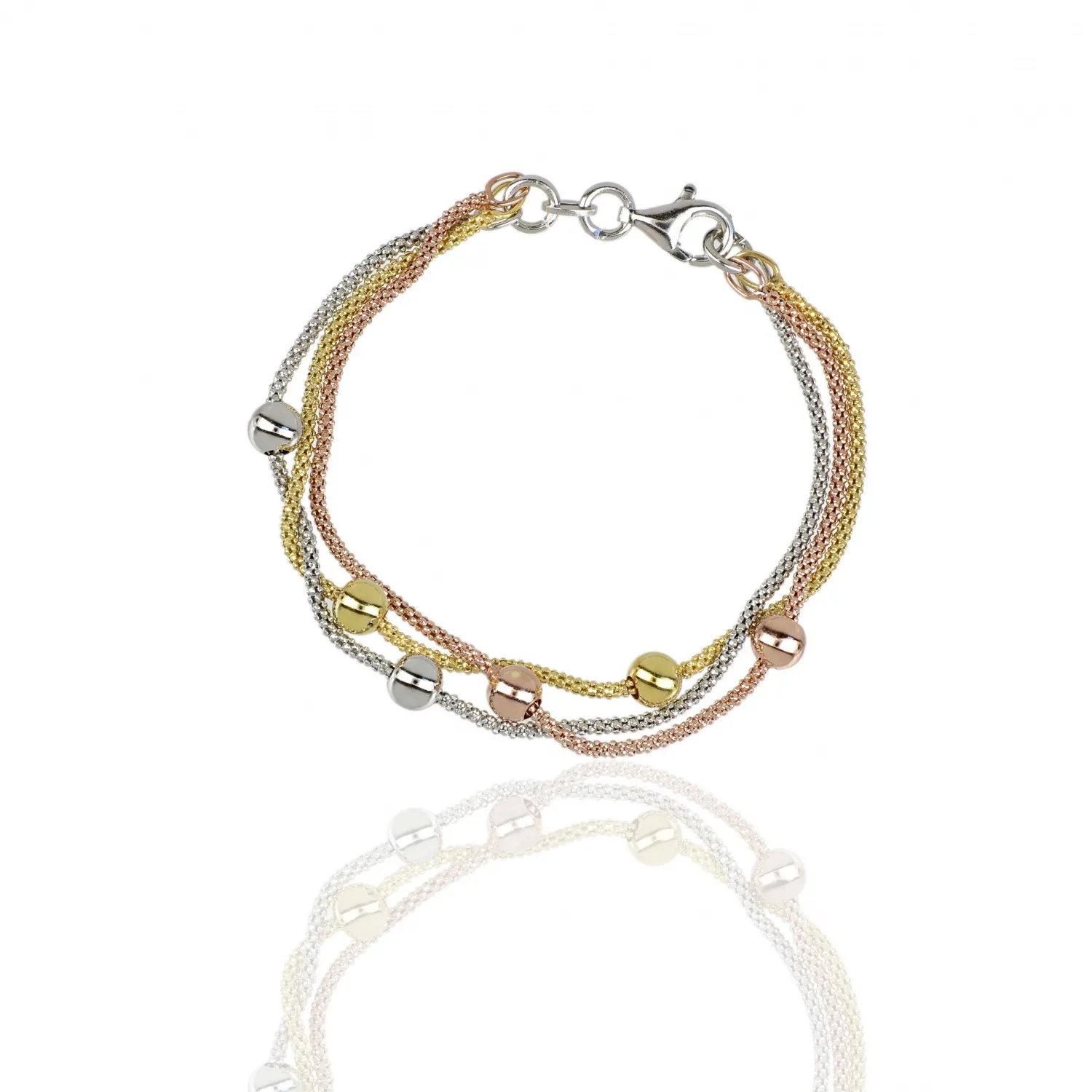 Bracciale in Argento 925 con Sfere