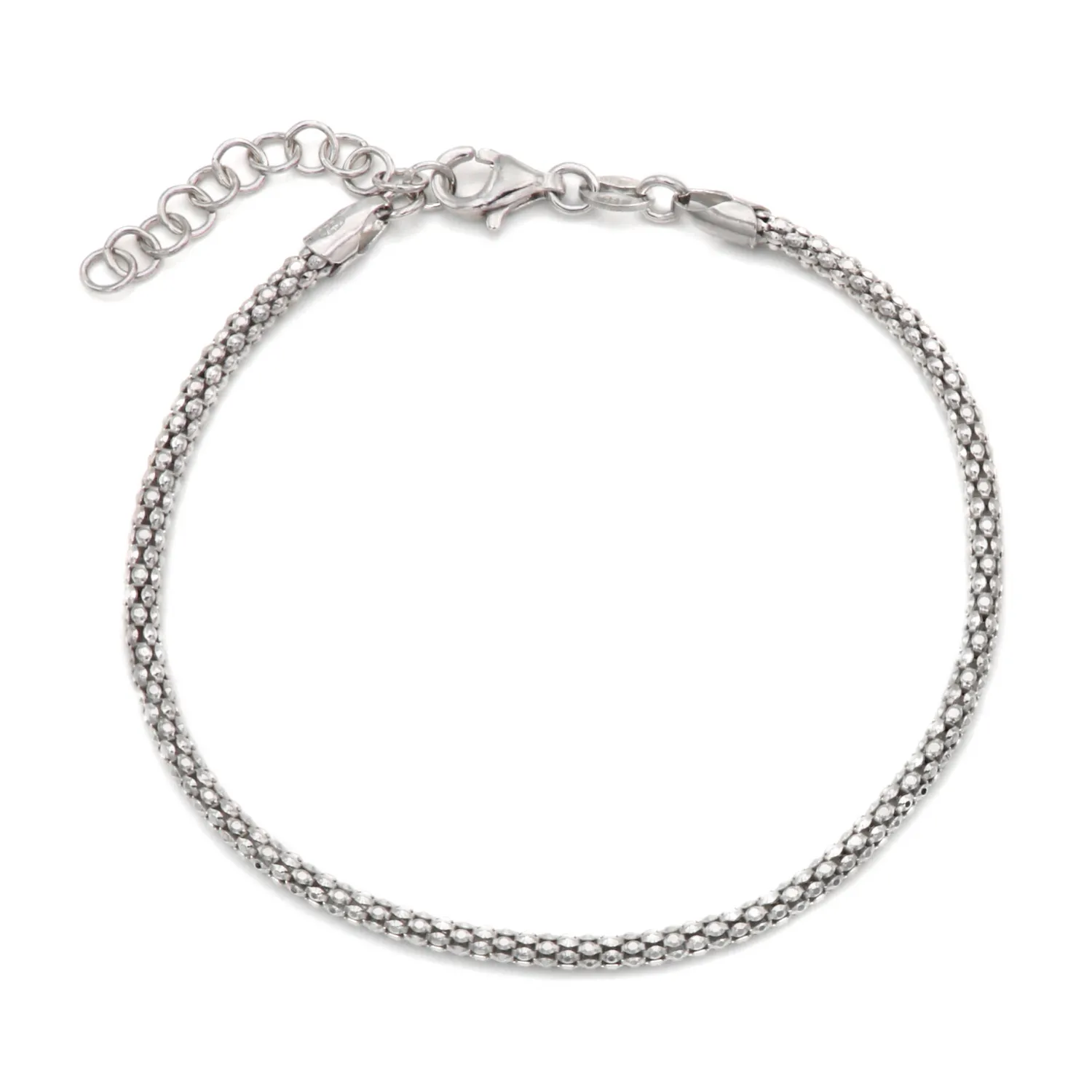 Bracciale in Argento 925 Maglia Agganciata