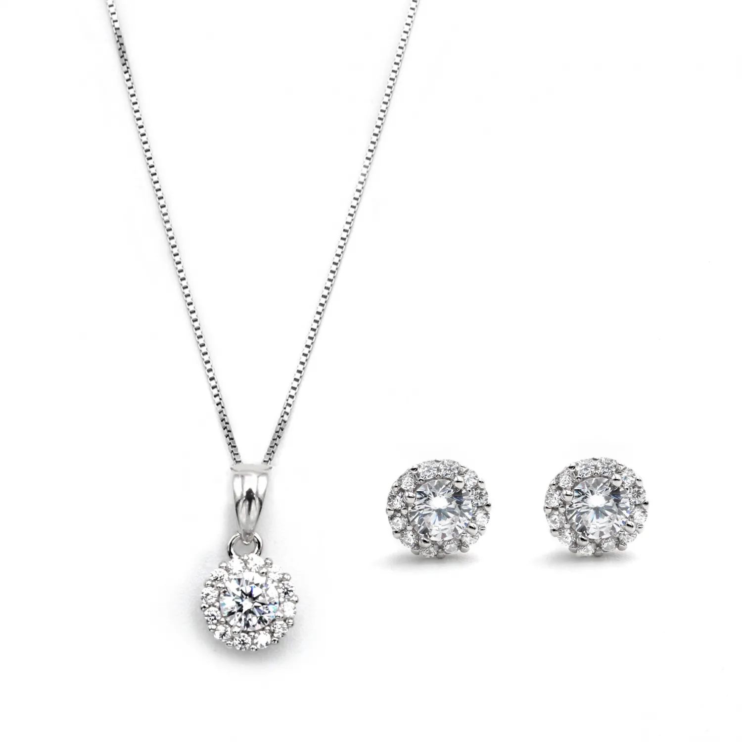 Parure in Argento 925 Punto Luce Tondo