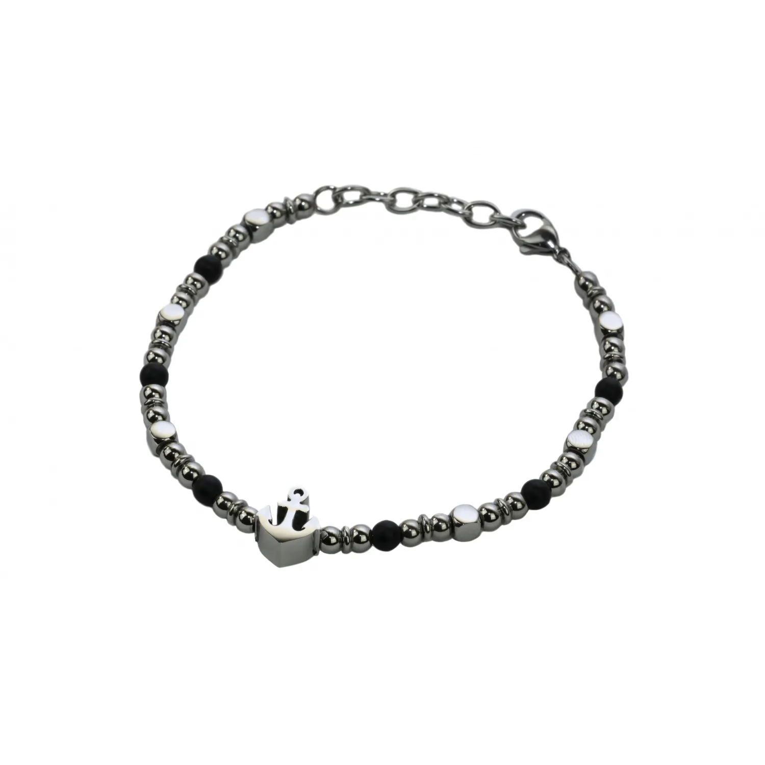 Bracciale in Acciaio Stile Marina