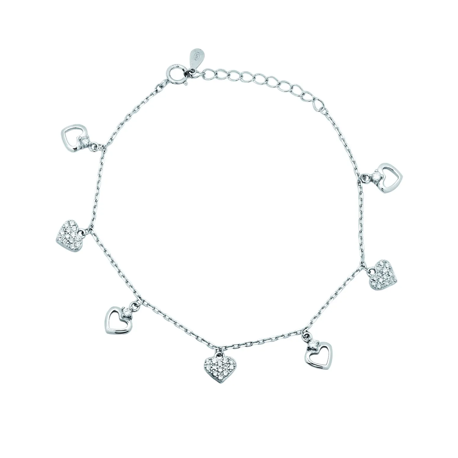 Bracciale in Argento 925 con Charms
