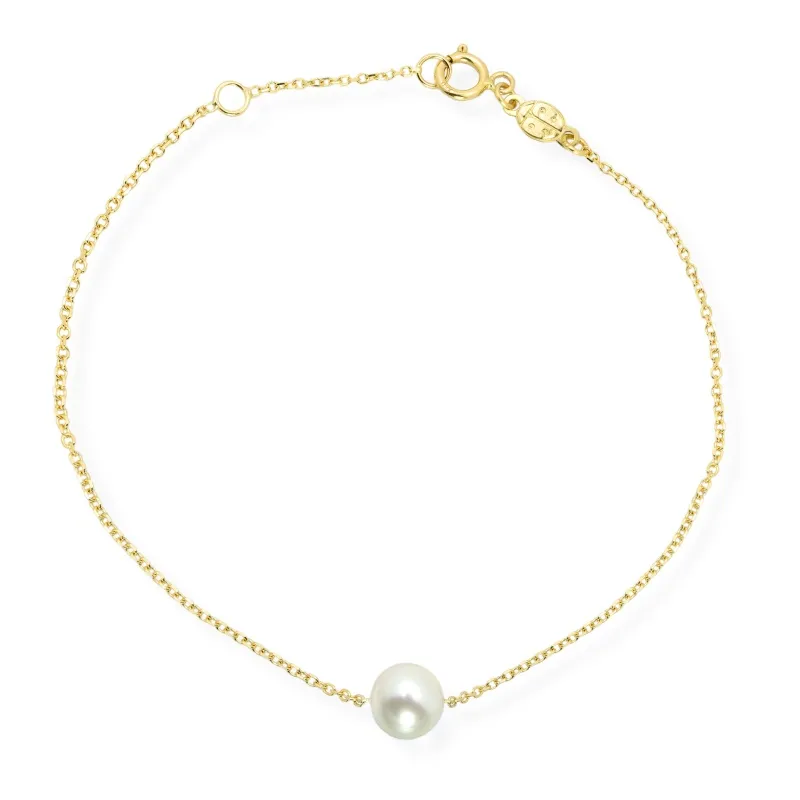 Bracciale con Perla in Oro 750