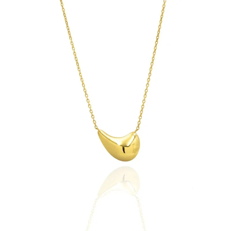 Collier Goccia in Argento Giallo 925