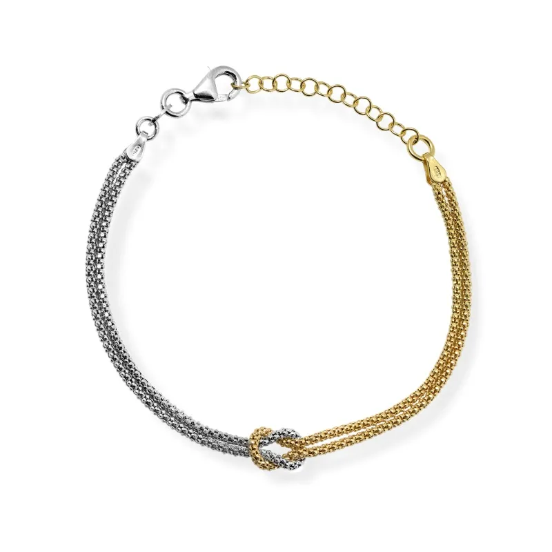 Bracciale Nodo Marinaio in Argento 925