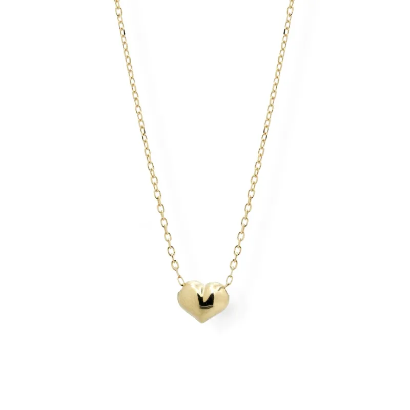 Collier in Oro 750 con Cuoricino Bombato