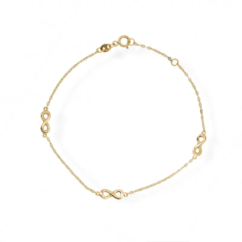 Bracciale in Oro 750 con Infinito