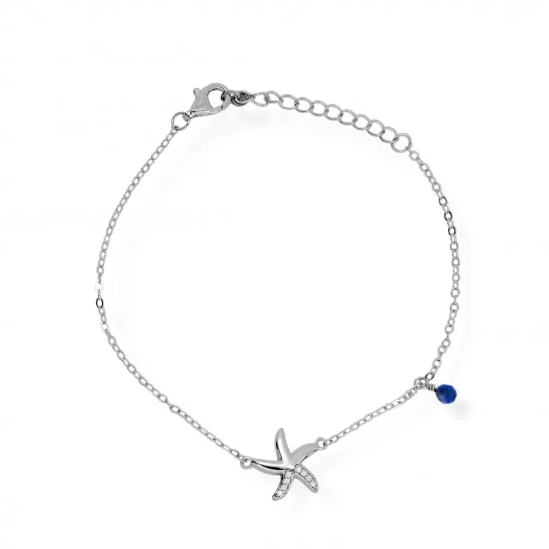Bracciale in Argento 925 con Centrale Stella Marina