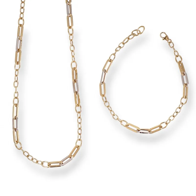 Parure Fantasia in Oro 750 Bicolore