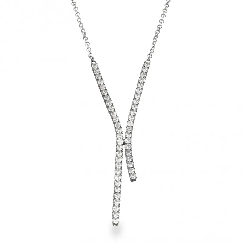 Collier in Argento 925 Cravattina Tennis