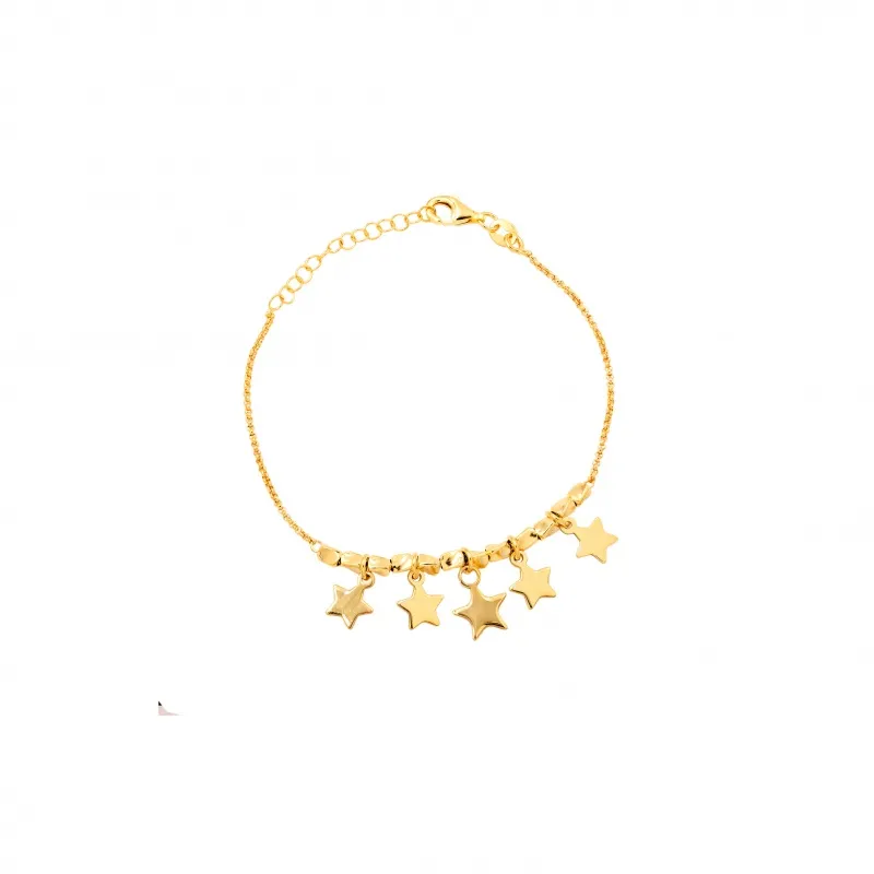 Bracciale in Argento 925 con Charms Stelle