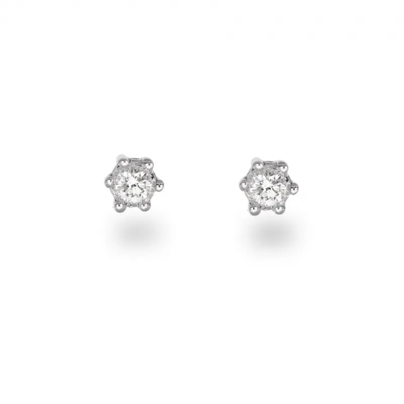 Orecchini Toodiamond Oro 375 con Diamanti ct 0.16
