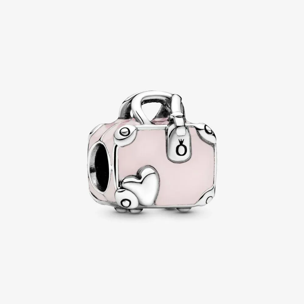 Pandora Charm Valigia rosa