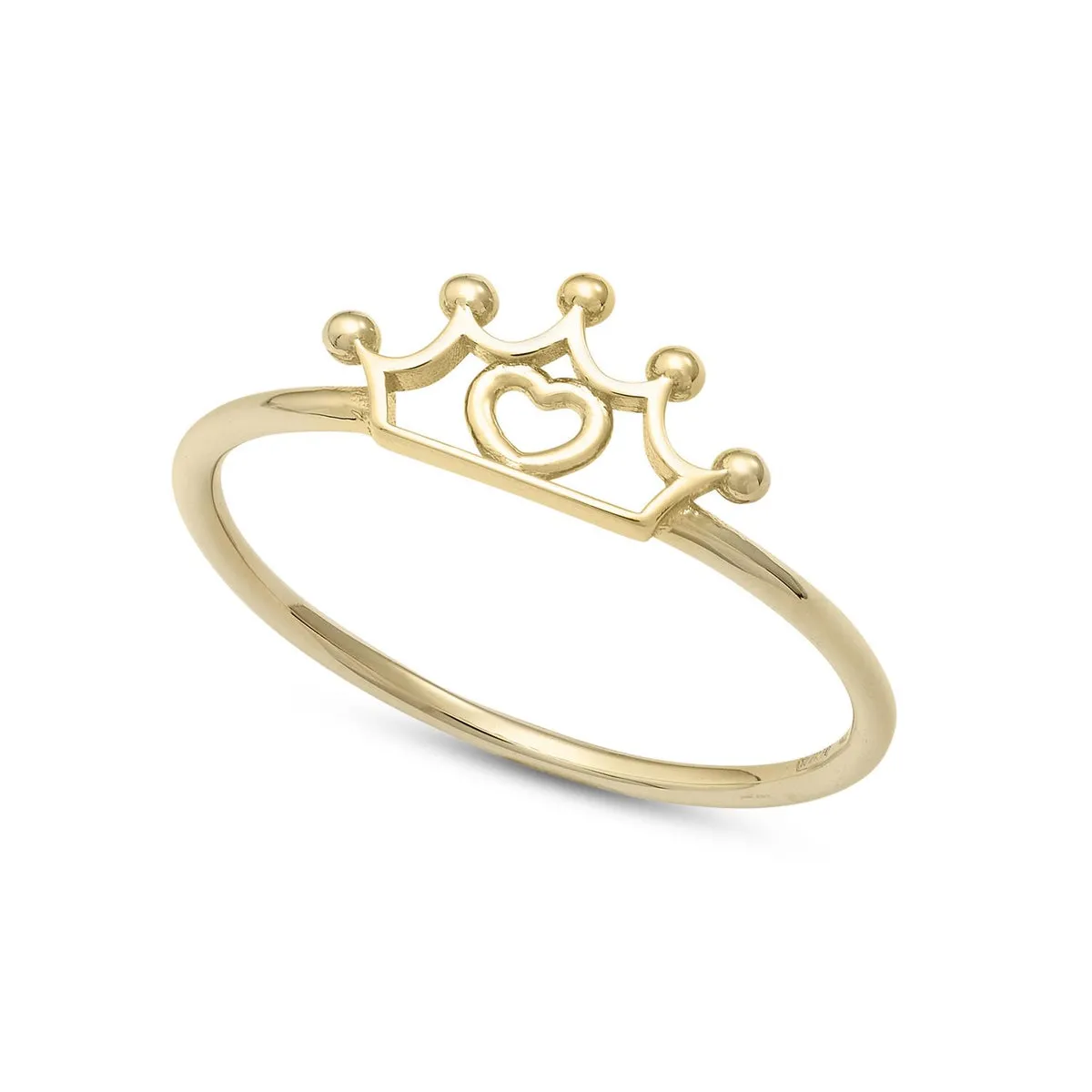 AAZ 115 Anello donna Ambrosia Gioielli a forma di Corona in Oro Giallo 18kt
