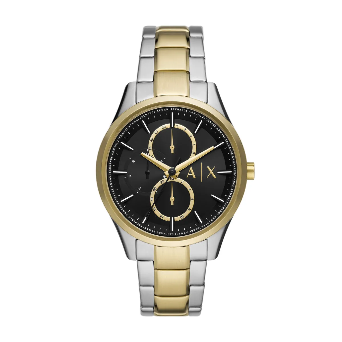 ARMANI EXCHANGE AX1865 Dante Orologio Multifunzione Uomo in Acciaio con Placcature Oro
