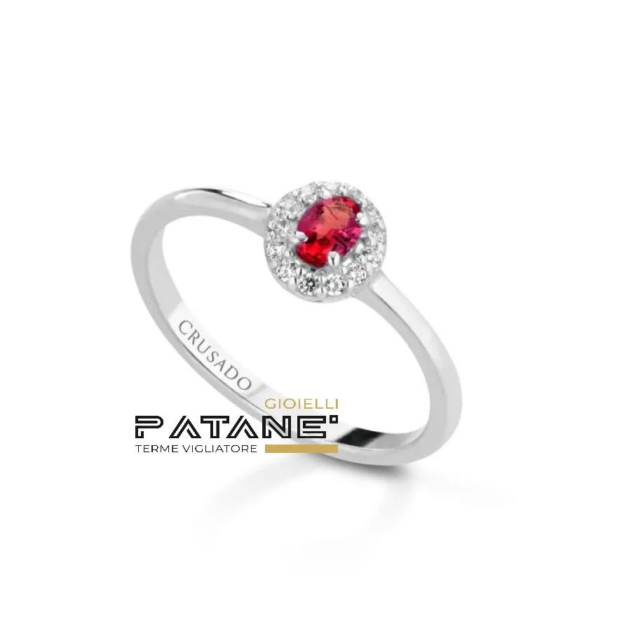 Anello Crusado con Rubino - Riccione - ANRICR