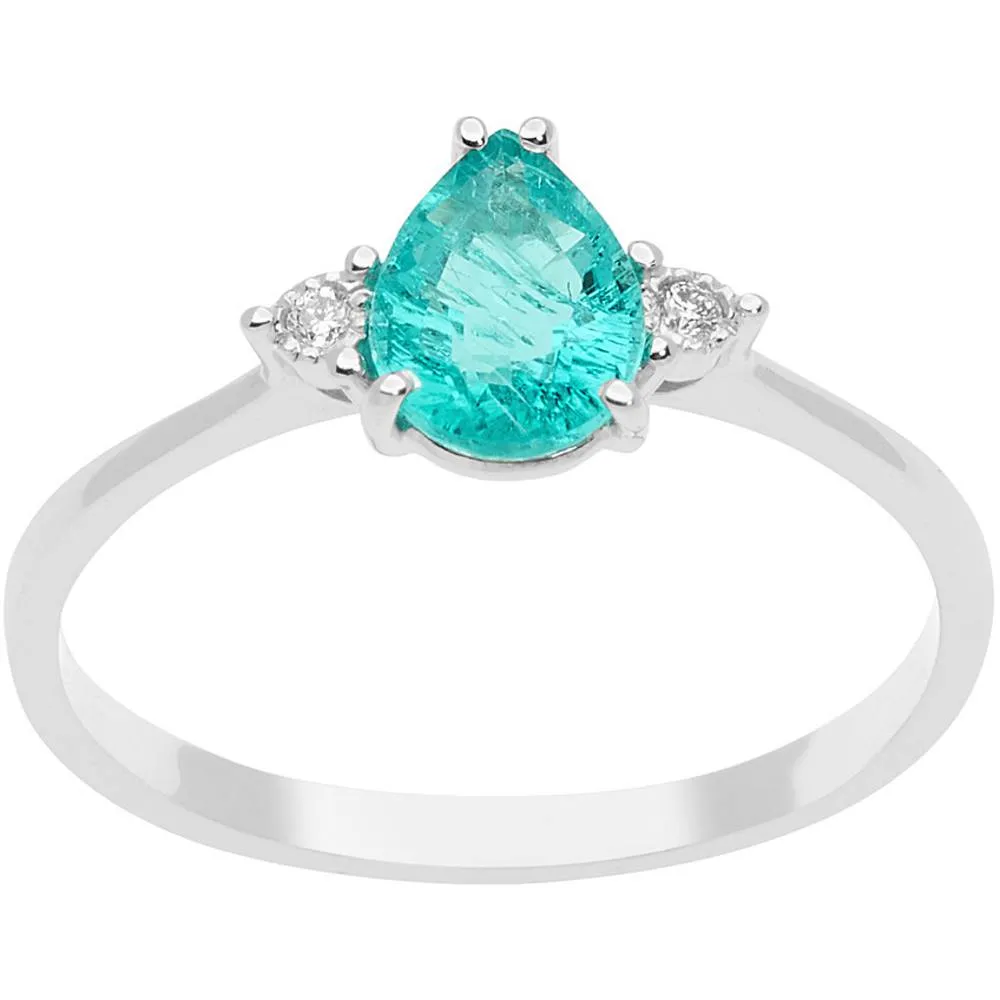 Anello Donna Comete Diamanti e Smeraldo ANB 2486