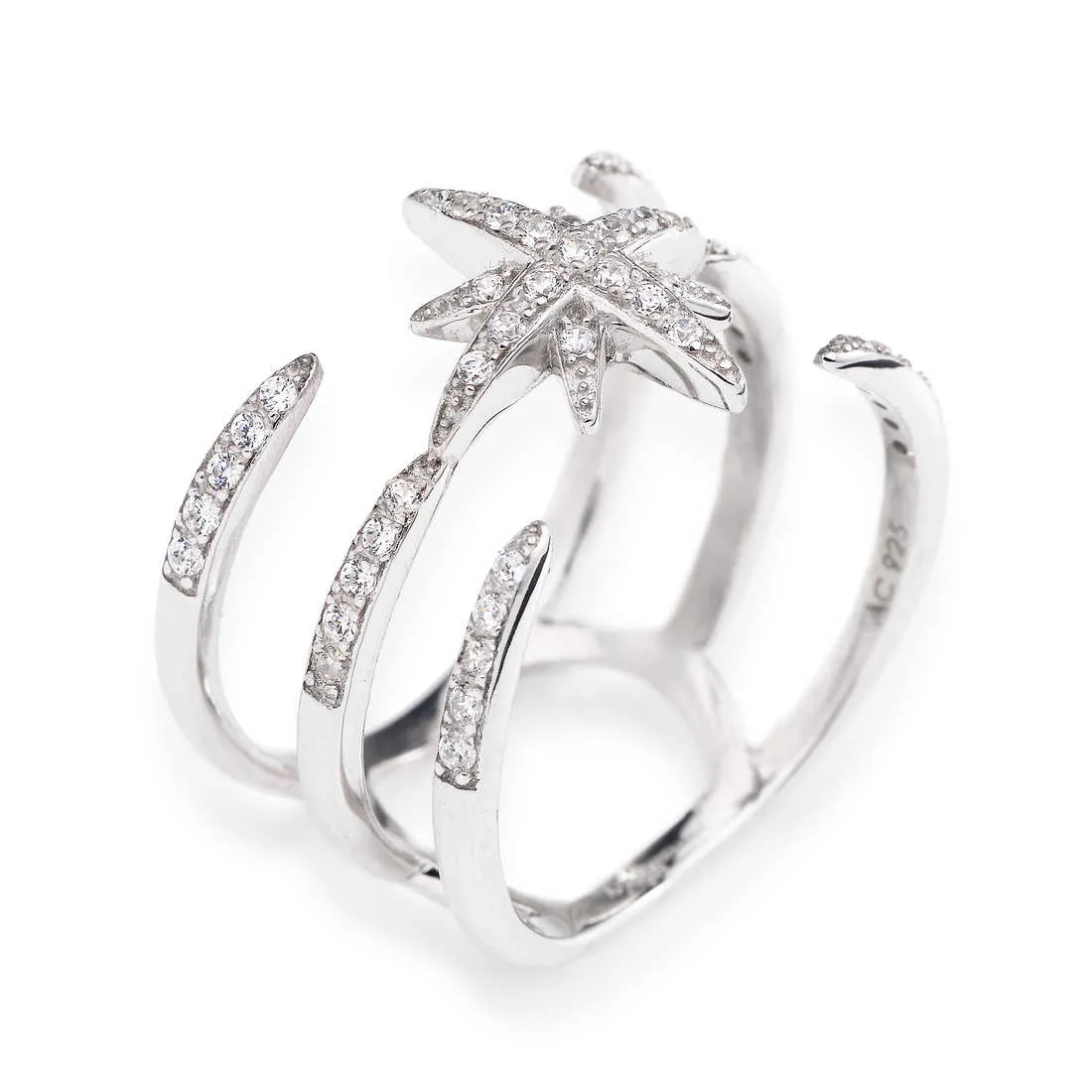 Anello Donna Gioielli Amen Croce Del Sud