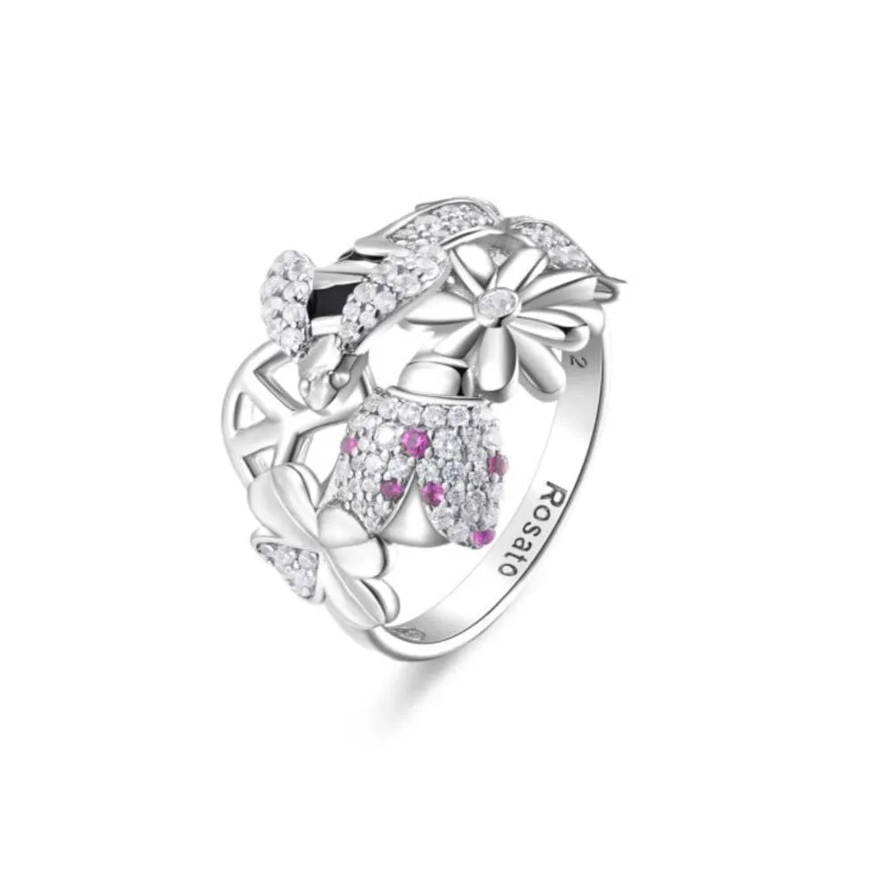 Anello Donna Rosato Bouquet Primavera Gaia RZGA33
