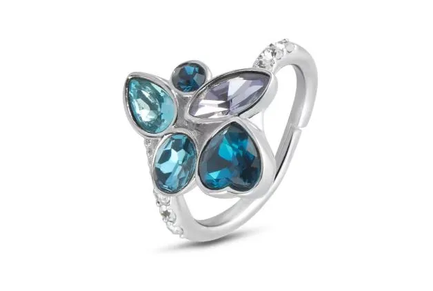 Anello Fantasia Violet Bijoux e Cristalli Argento 1674347