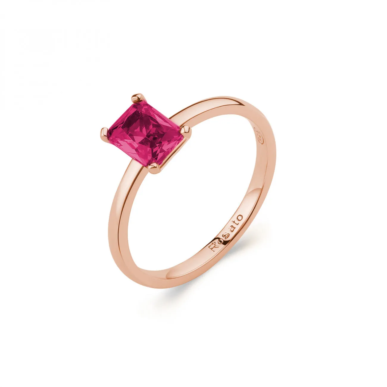 Anello Rosato Allegra con Zircone Rubino RZAL062