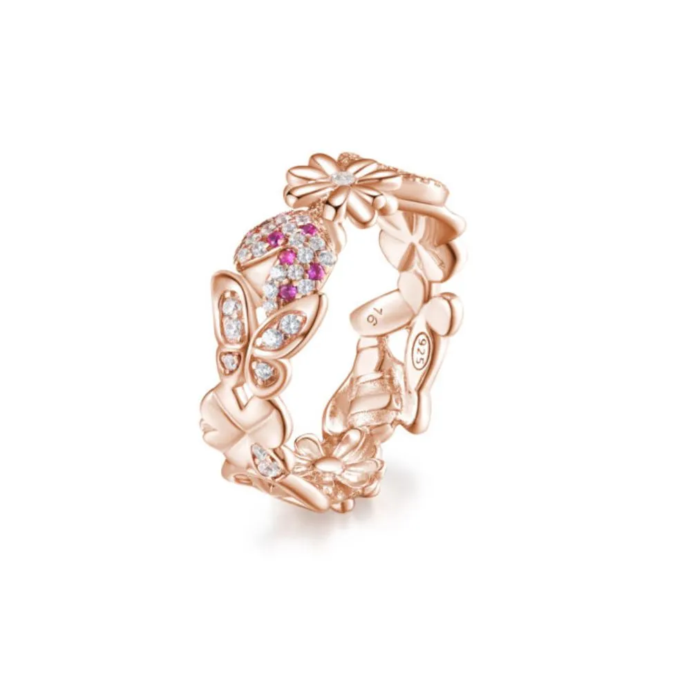 Anello Rosato Fascia Primavera Gaia Rosè RZGA32