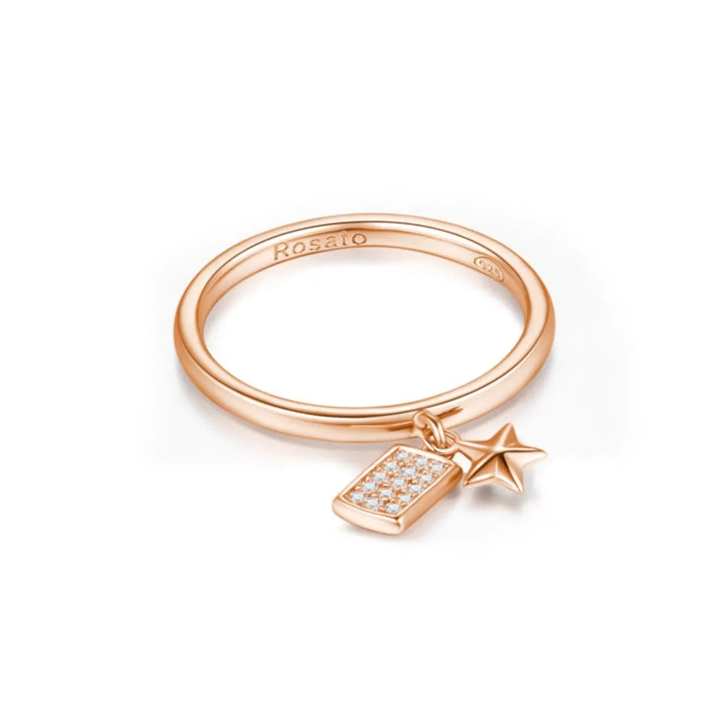 Anello con Pendenti Rosato Futura Rosè RZFU34