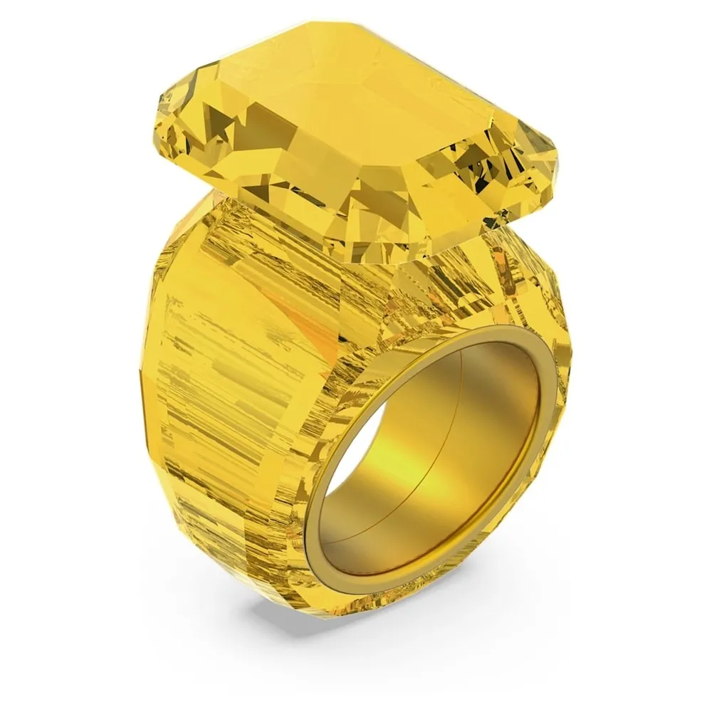 Anello Swarovski Donna Lucent Cocktail Giallo
