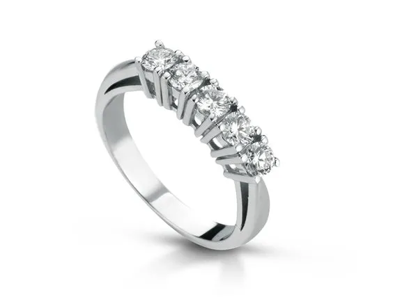 Anello Veretta pg gioielli donna oro e diamanti anv135p060