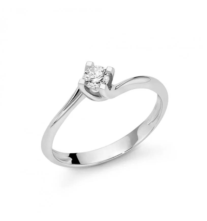 Anello Yukiko solitario oro e diamanti lid5180y-007g7x