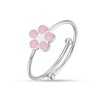 Anello bambina gioielli Luca Barra fiore ja102