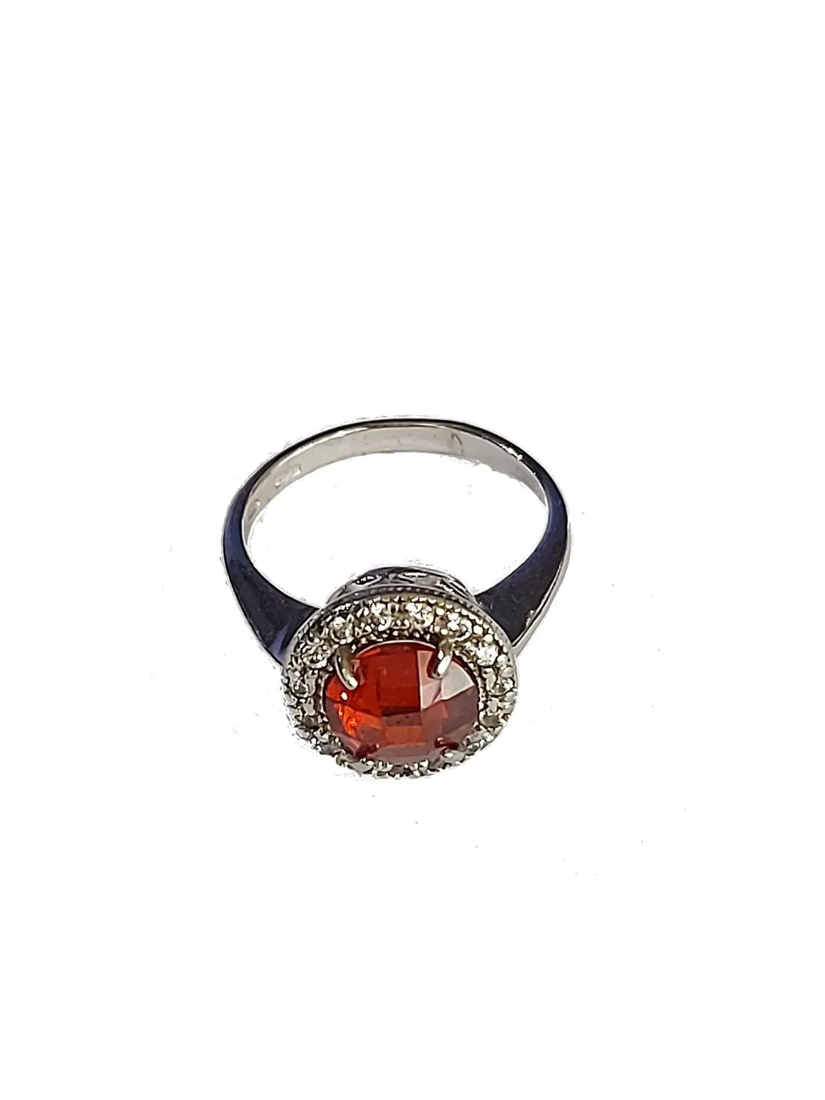 Anello byblos jewels argento 925 con cristallo rosso