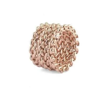 Anello donna Unoaerre chicco di riso in bronzo dorato 1599