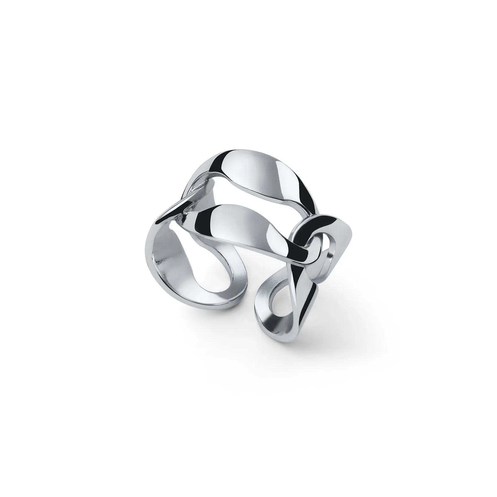 Anello donna Unoaerre in bronzo argentato stile moderno 2642