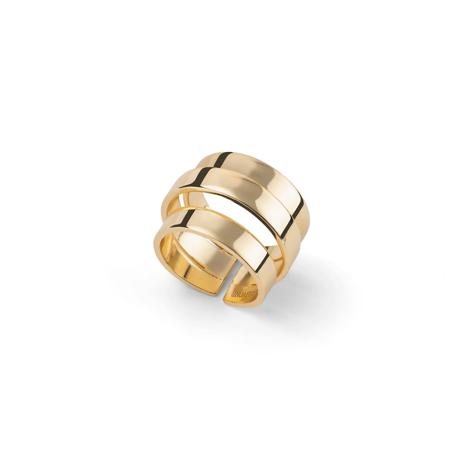 Anello donna Unoaerre in bronzo dorato stile moderno 2665