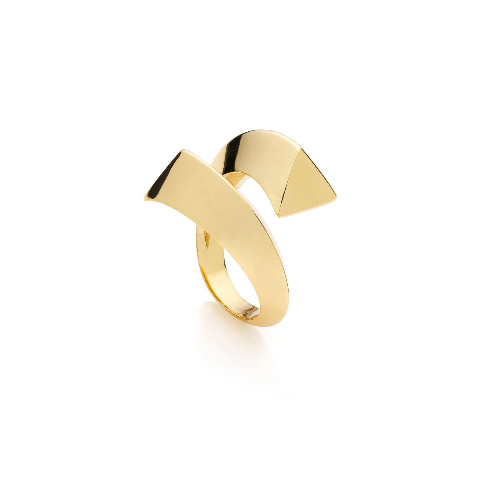 Anello donna contrarié dorato Unoaerre 2230