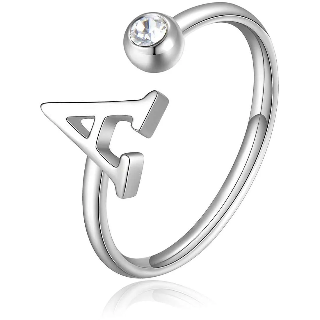 Anello donna gioielli Sagapò Click sck172 lettera A