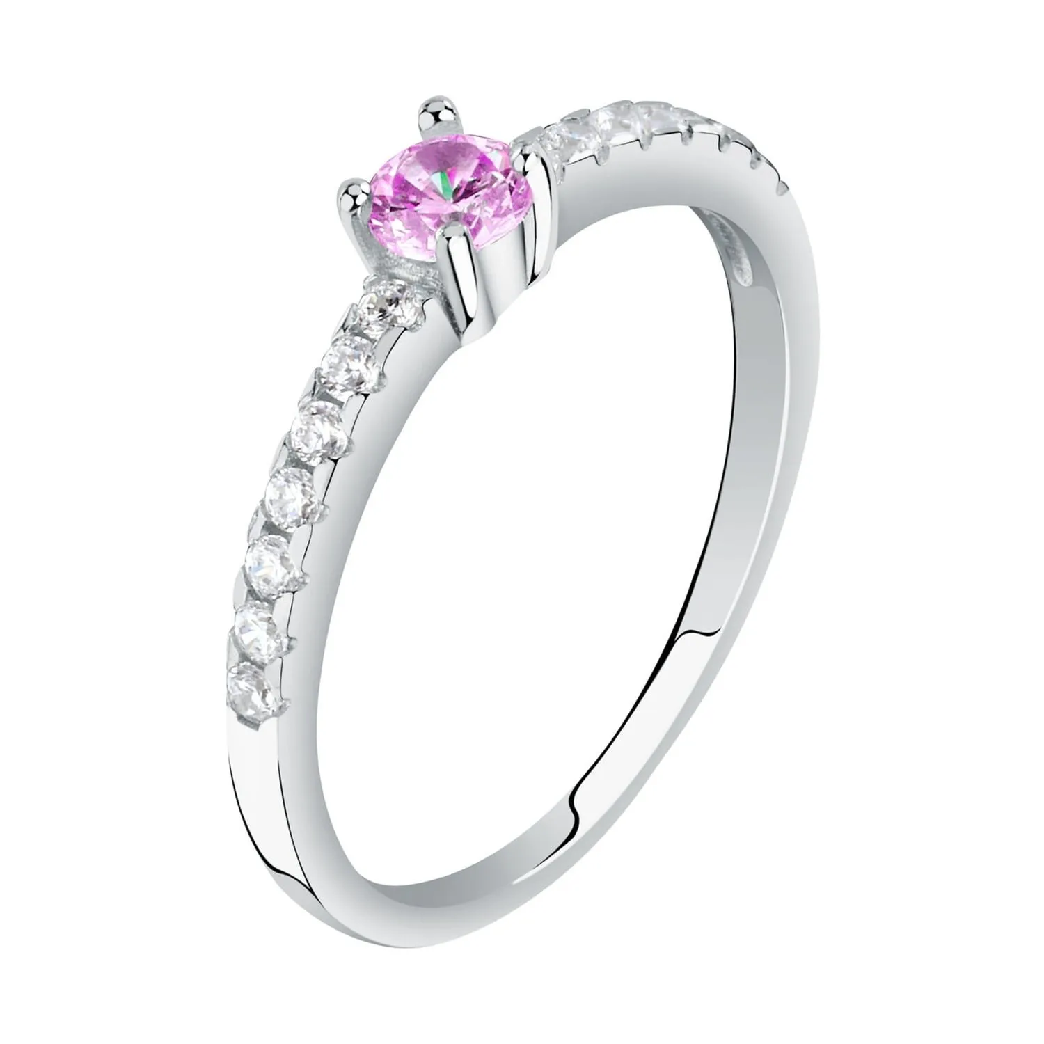 Anello donna in argento con zircone rosa misura 14 Le petite story donna lps03awv06014