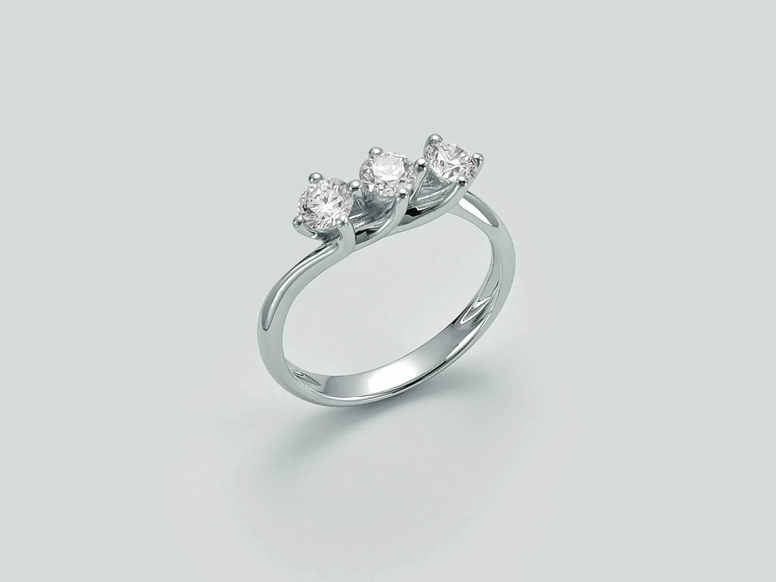 Anello donna trilogy Yukiko cielo venezia oro e diamanti lid3312y-069g7