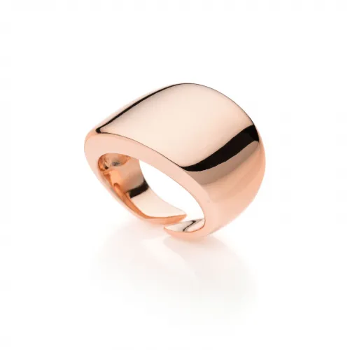 Anello in bronzo rosa a fascia Unoaerre donna 2047