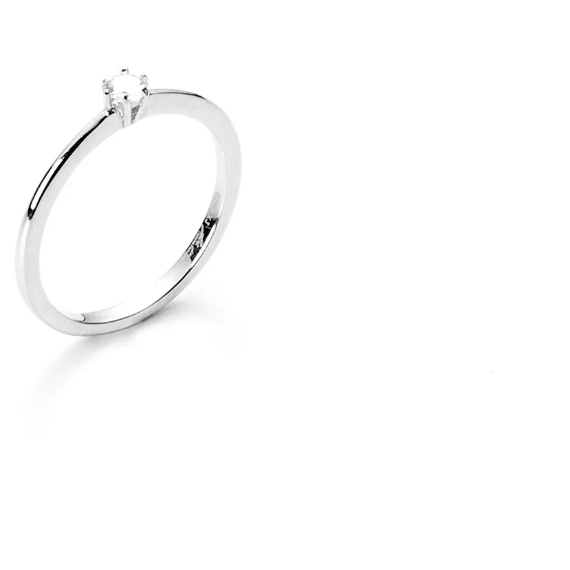 Anello solitario donna gioielli 4US Cesare Paciotti Diamond 4uan3220w