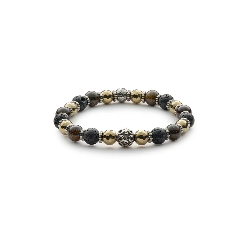 Antracite Bracciale Big Chic con Pietre Dure PARSIFAL CHIC