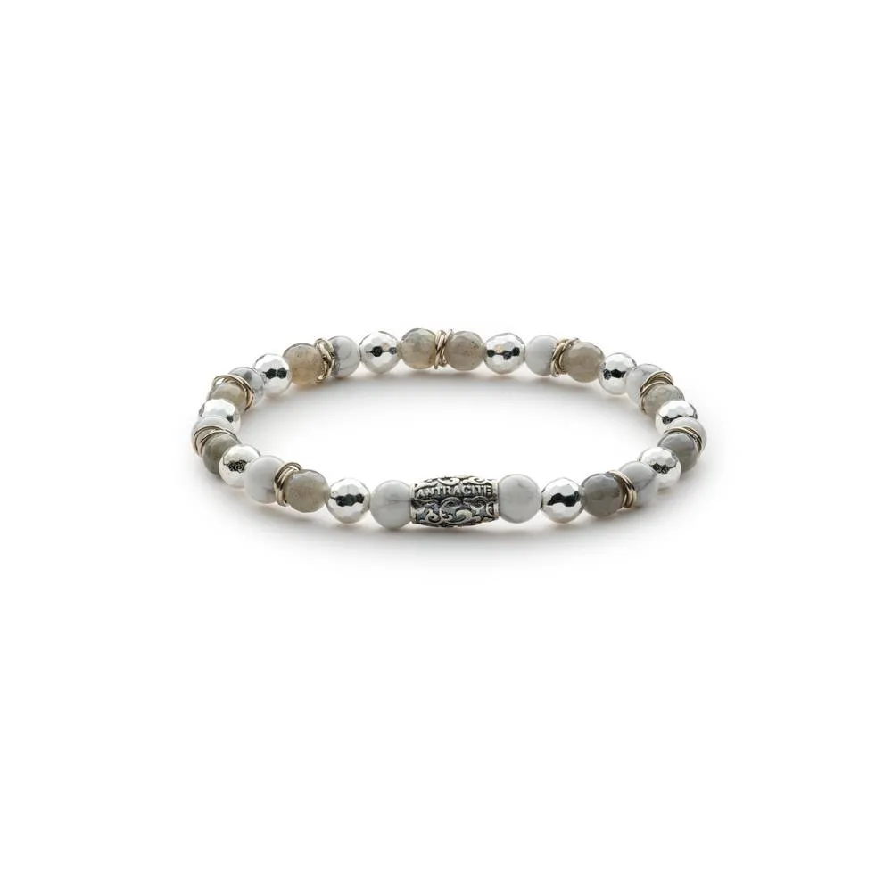 Antracite Bracciale Cocktail con Pietre Dure PARADISE