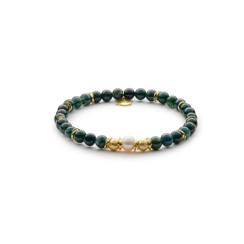 Antracite Bracciale Lady con Agata Muschiata FELCE